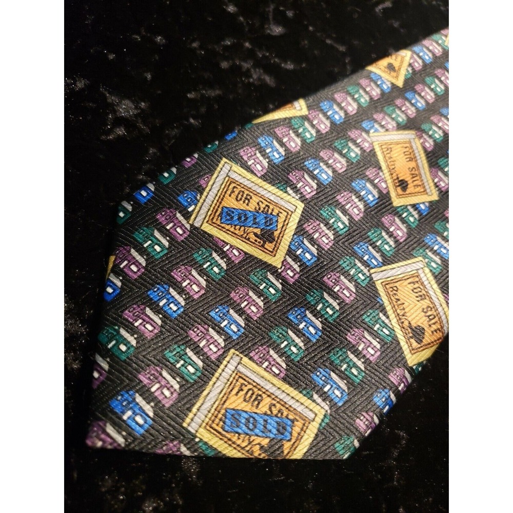 Romario Manzini Realty For Sale Houses Neck Tie Mens Black Purple Blue Career